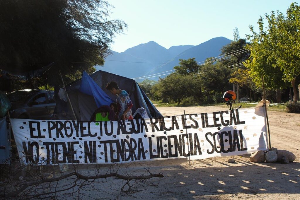 Lucha contra minería en Andangalá, Catamarca