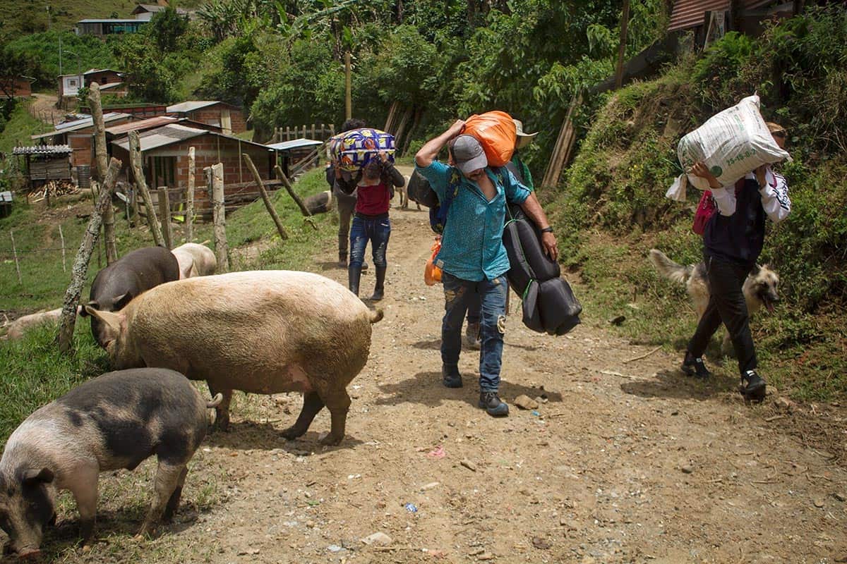 Desplazamiento en Ituango - Colombia