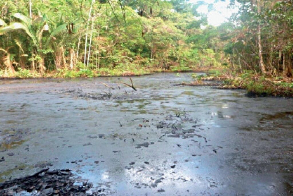 Derrame de petróleo en el Amazona
