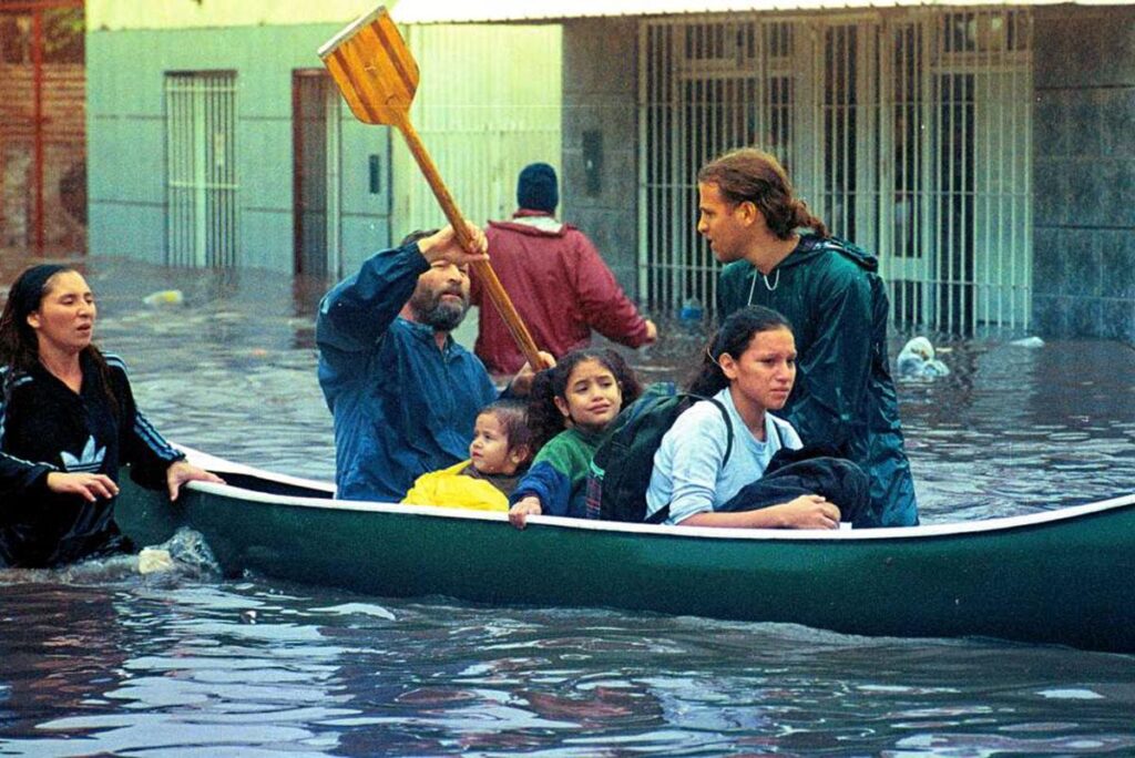 Inundaciones del 26 de ábril del 2003 en Santa Fé