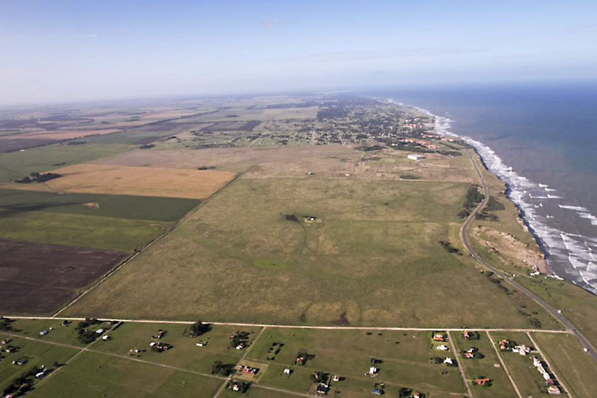 Vista aerea del predio del Marquesado en Mar del Plata
