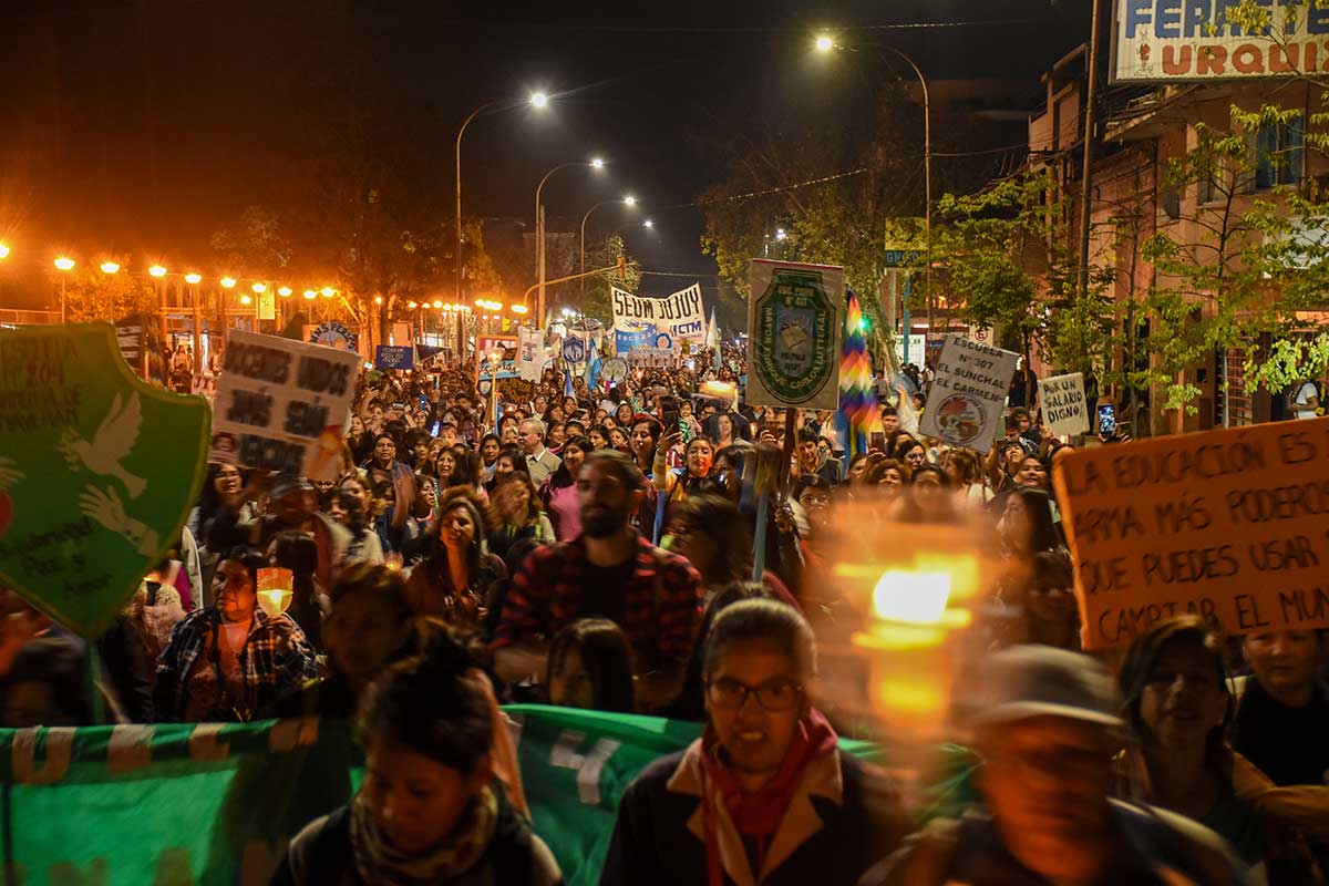 Jujuy en contra de la reforma de Morales.