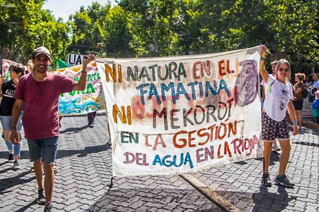 Merkorot, la empresa Israeli para asesor y gestionar el agua en varias rpovincias argentinas es resistida por las asambleas ambientalistas locales.