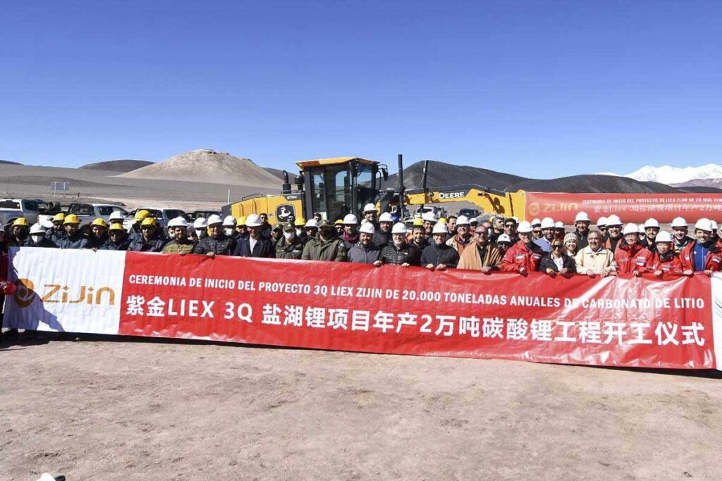 Tres Quebradas, proyecto de litio de Zijin Mining - Liex