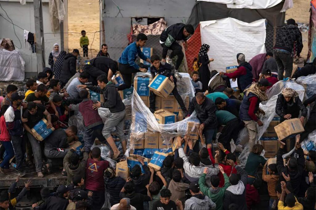 Hambruna en Gaza.