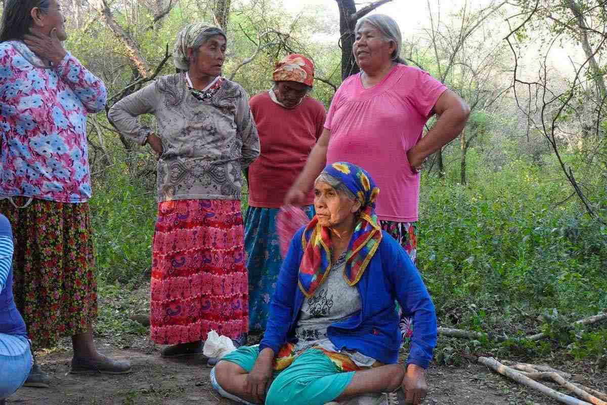 Campamento de Jòvenes Wichí en Los Esteros, provincia de Formosa.