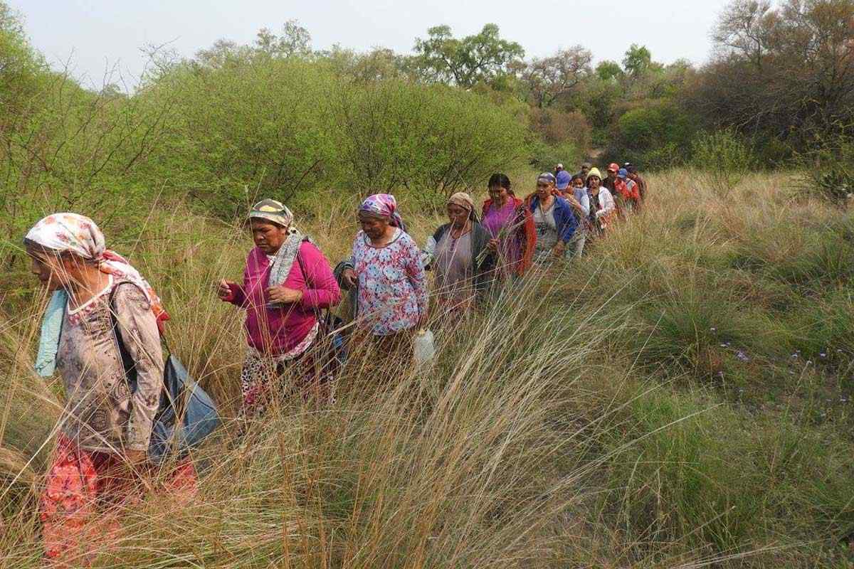 Campamento de Jòvenes Wichí en Los Esteros, provincia de Formosa.