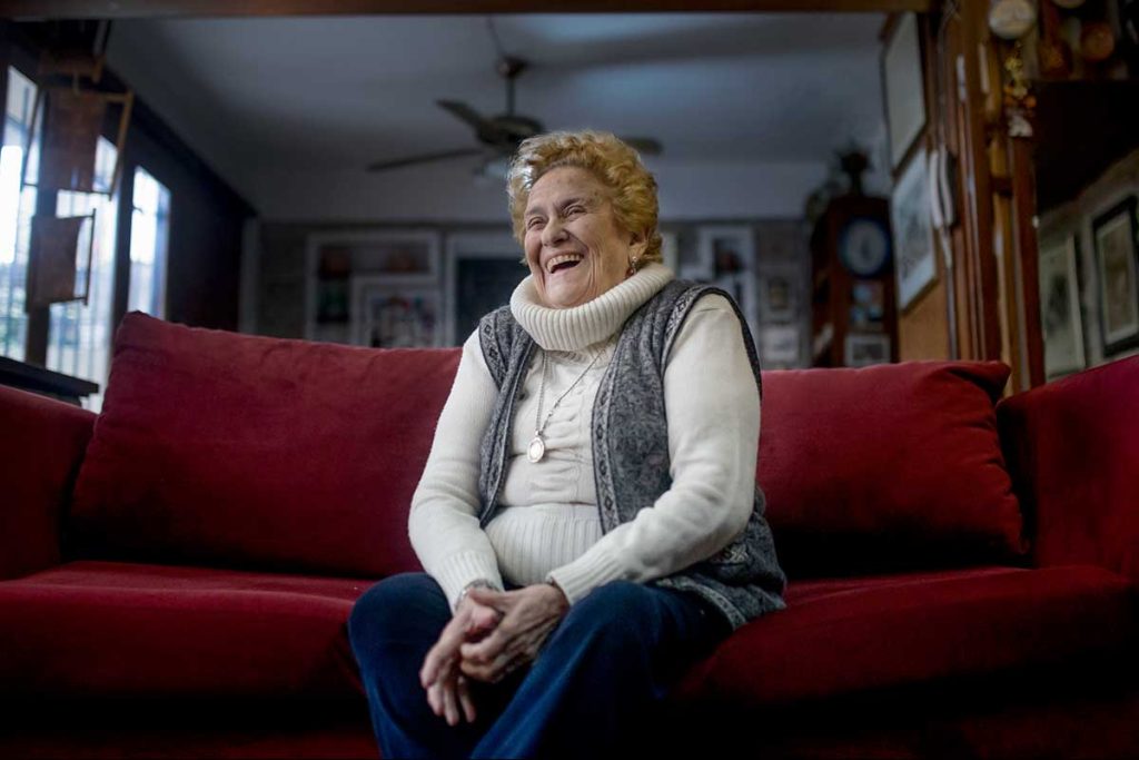 Retrato Miryam Kurganoff Gorban. Fallecida el 22 de octubre 2025, fue una referente en materia de soberanía alimentaria, economía popular y de políticas públicas para la producción, comercialización y consumo de alimentos saludables.
