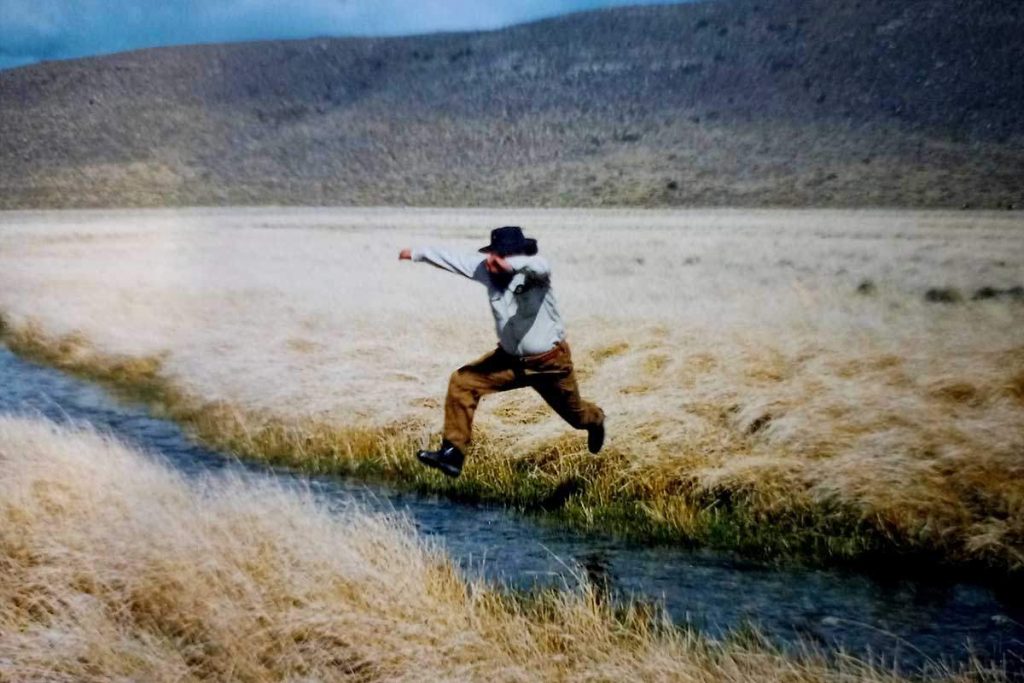 Painefil a los saltos en la zona de Pilca Viejo.