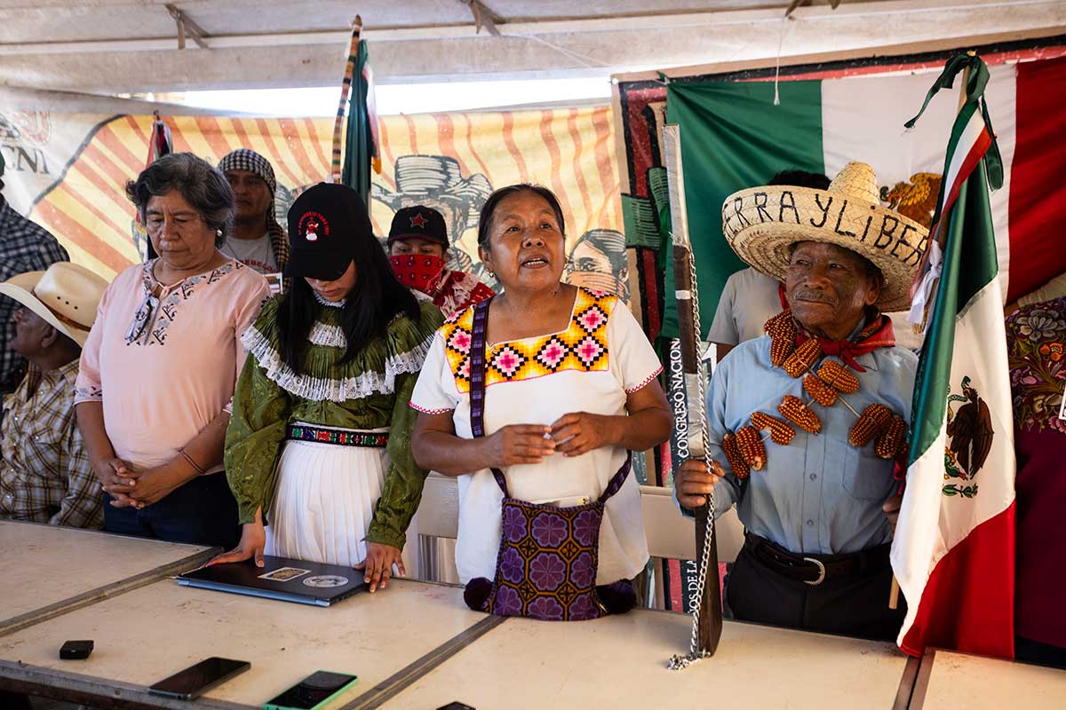 "Defender el agua es defender la vida". Regitro de la Sexta Asamblea Nacional por el Agua y la Vida en México.