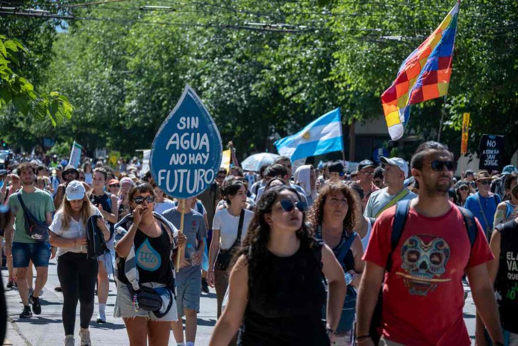 Detenidos Mendoza, defensa del agua
