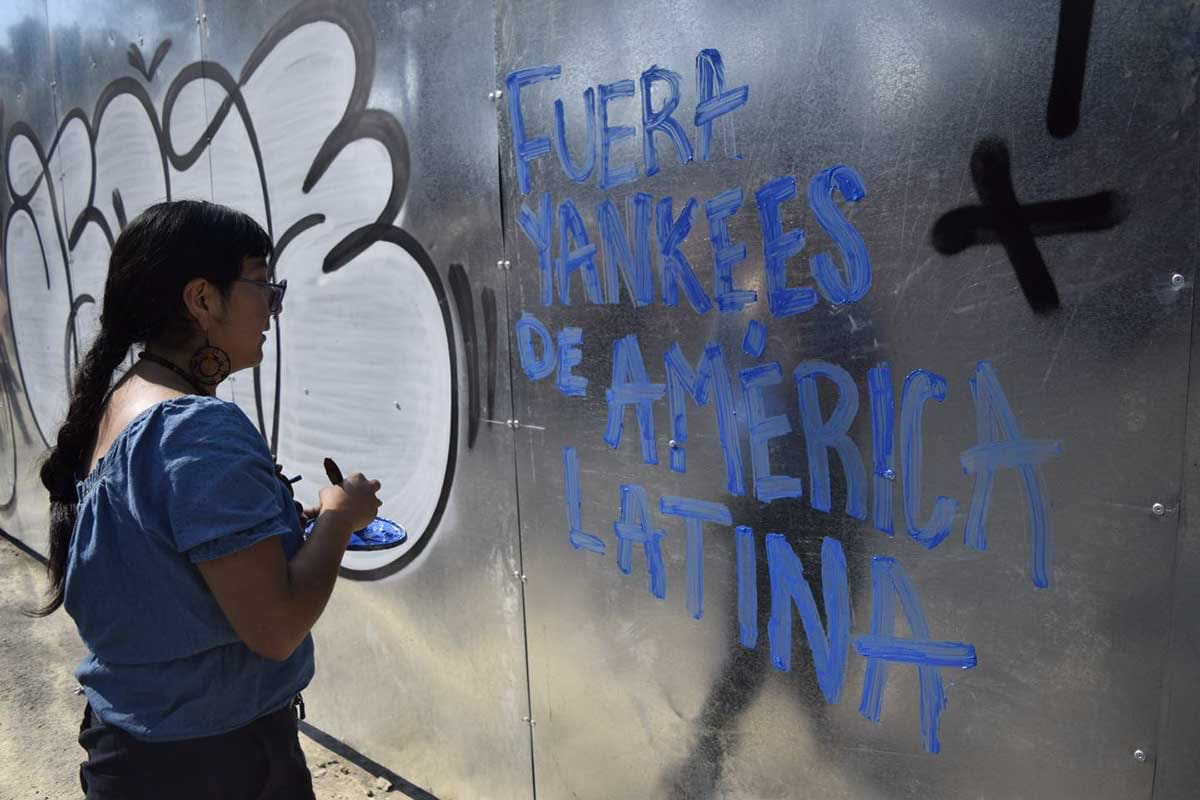 Solidaridad con Venezuela en Mexico.