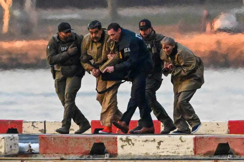 Arresto y traslado de Nicolàs Maduro y su esposa por parte de DPA