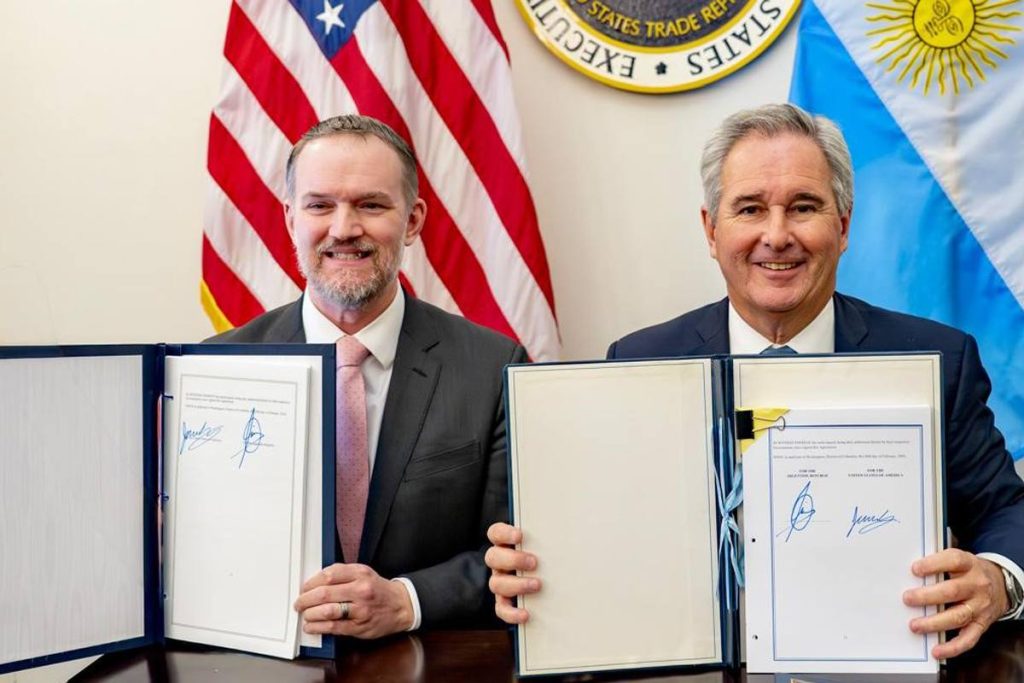 Acuerdo comercial entre Argentina y Estados Unidos
