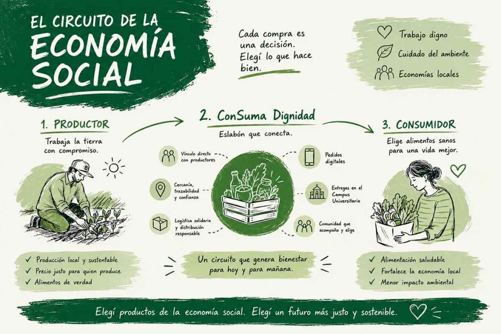 ConSuma Dignidad. Red de economía social y alimentos de calidad en Tandil
