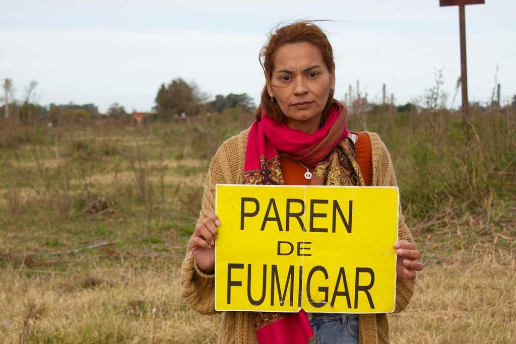 Juicio a productores y ex funcionarios por contaminar con agrotóxicos en Pergamino, inspección ocular