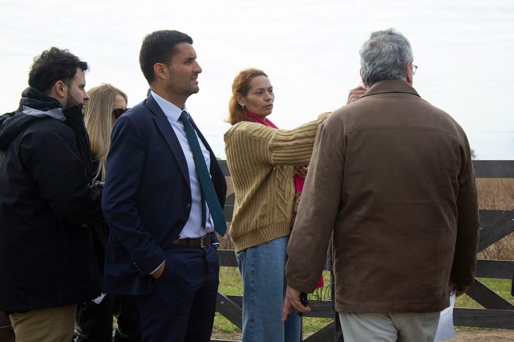 Juicio a productores y ex funcionarios por contaminar con agrotóxicos en Pergamino, inspección ocular