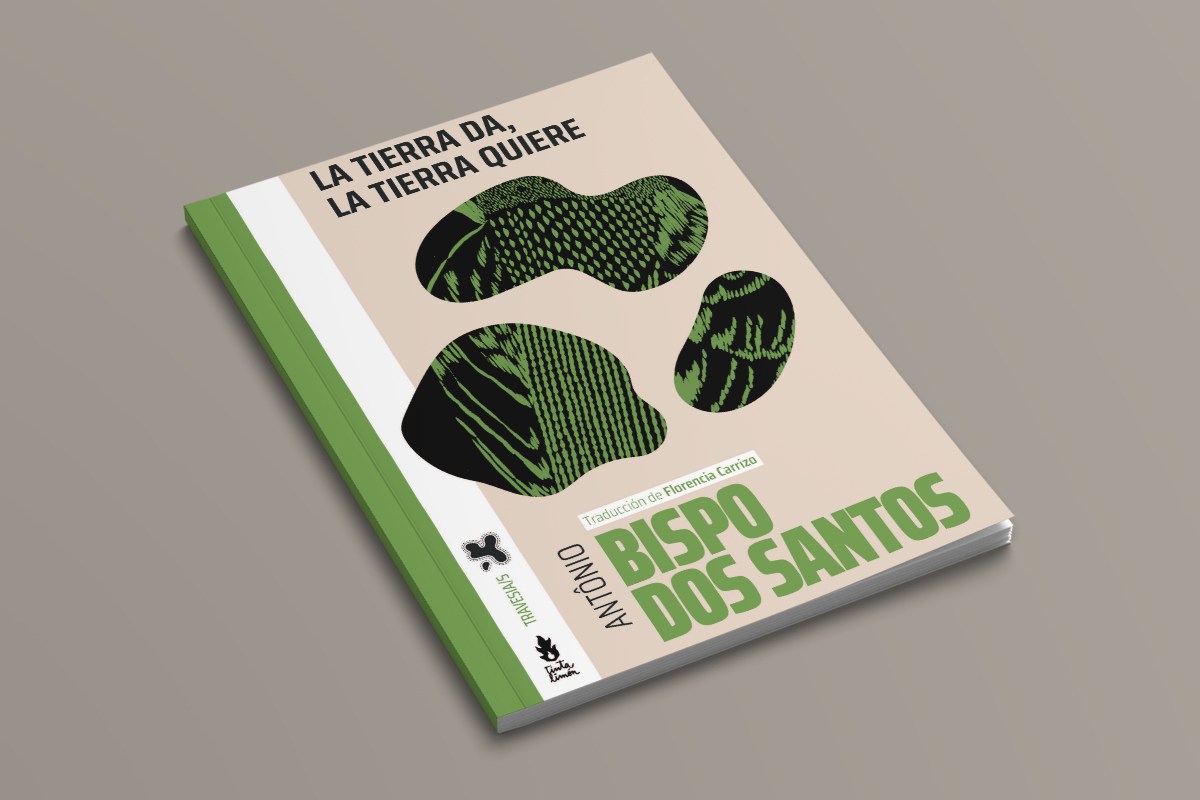 Libro. "La tierra da, la tierra quiere". Bispo Dos Santos