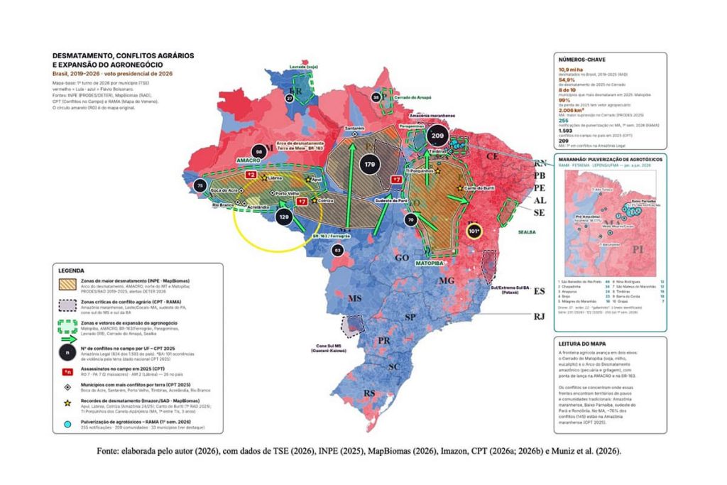 Deforestación, frontera agrícola y ultraderecha en Brasil
